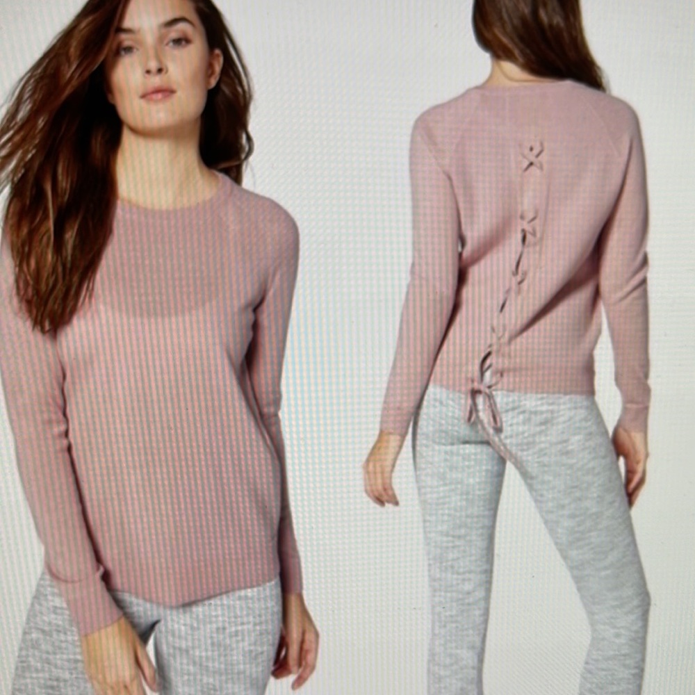 Lululemon Tied to You Lace Up Sweater *Rare*